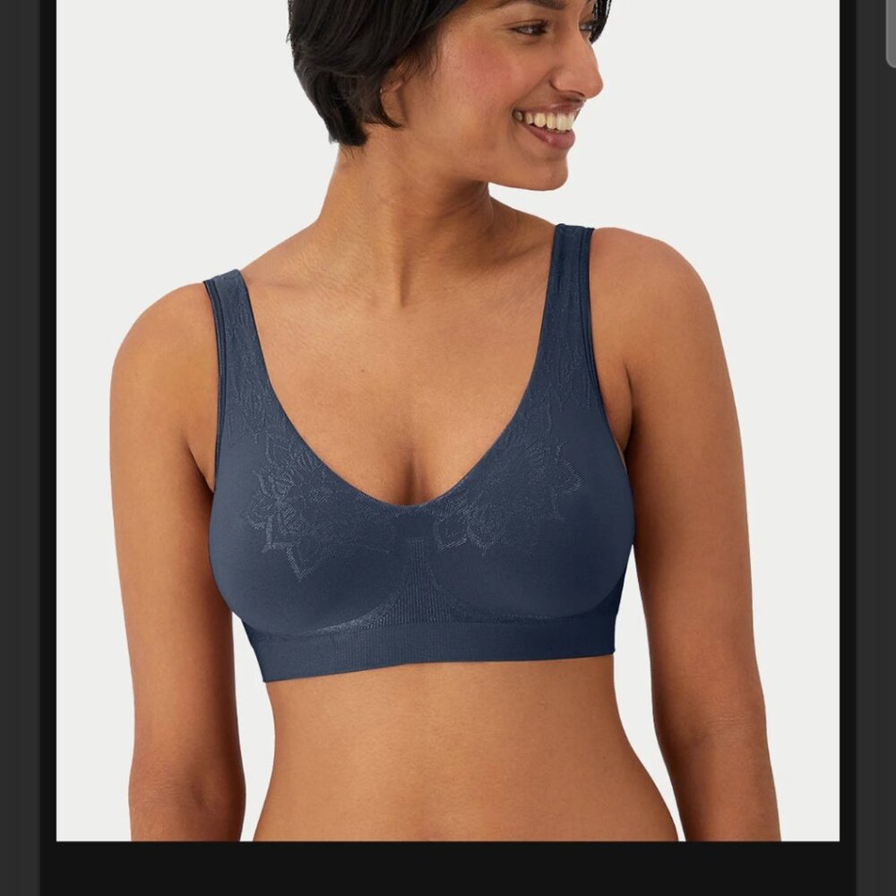 Bali Cool Comfort Blue Bra